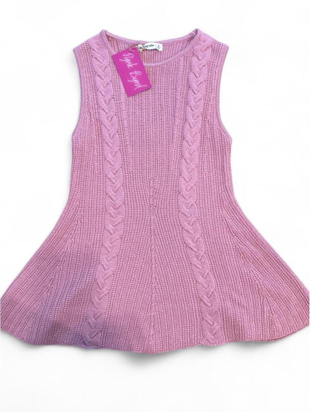 *NWT* Pink Knit Peplum